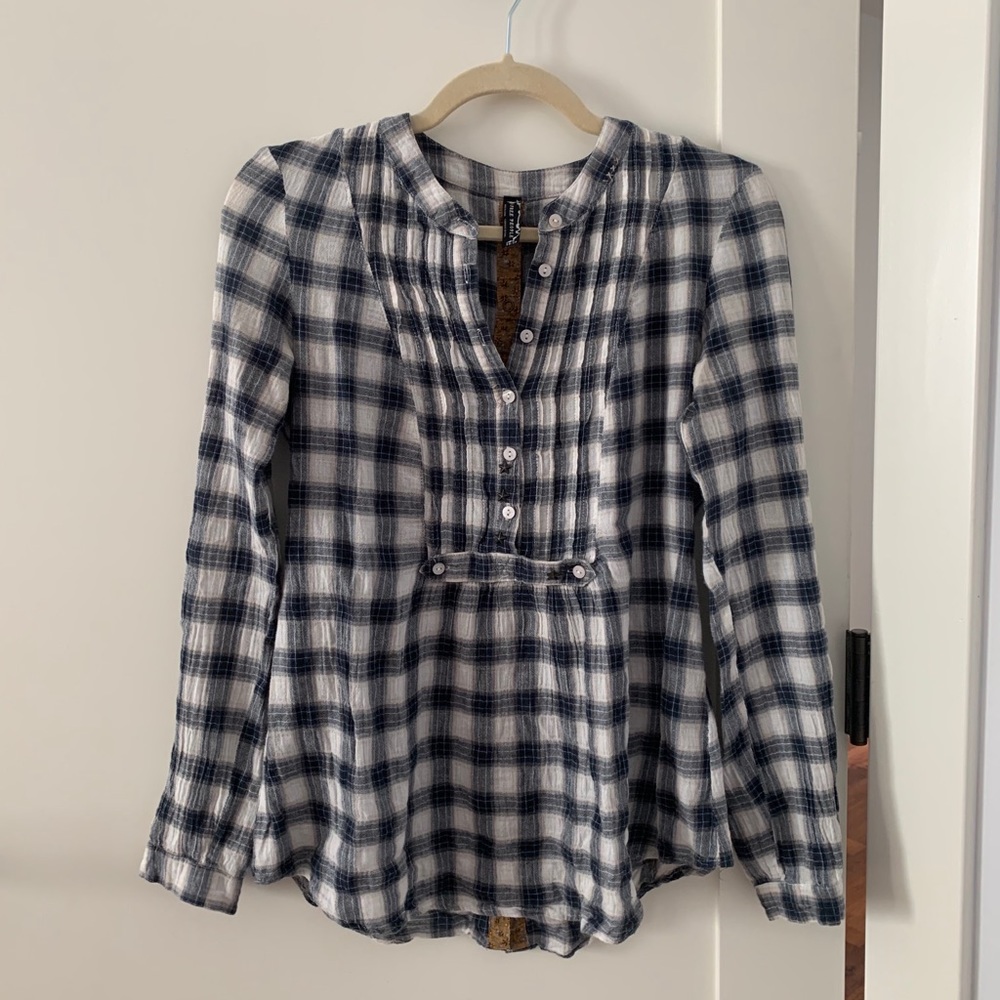 Free People Plaid Shirt